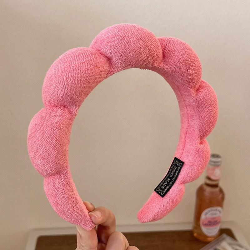 Modische Haarbänder aus Mikrofaser zum Waschen, geschwollenes Stirnband, Spa-Blasen-Stirnband, Gesichts-Make-up, Dusche, Hautpflege, Mädchen-Accessoires