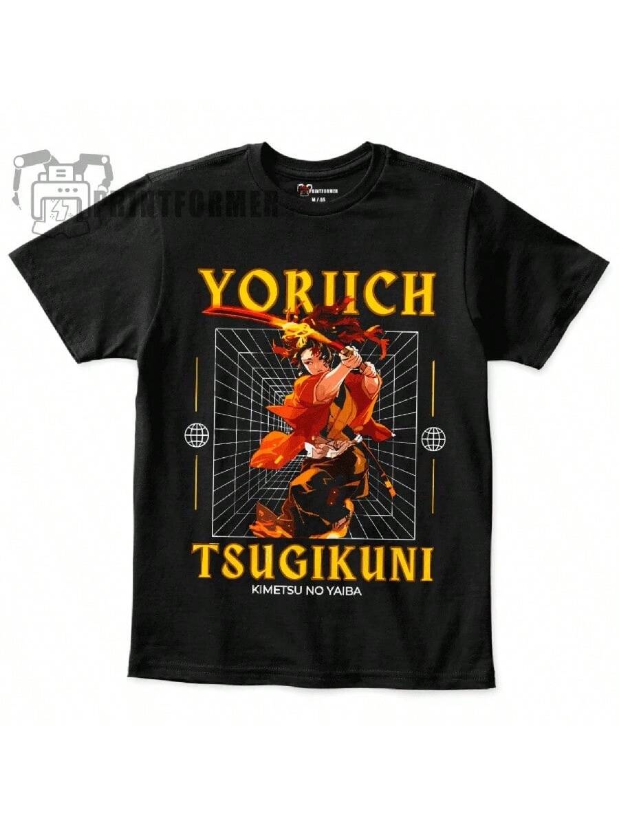 Unisex T-Shirt Yoriichi Solo 2   Yoriichi Solo 2r  Yoriichi Solo 2 Demons XXXXXL чёрный