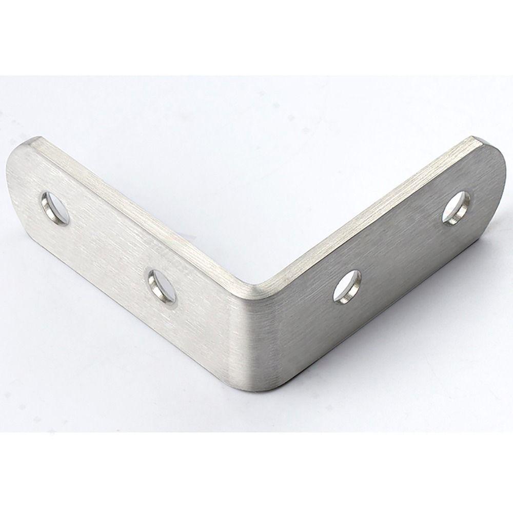 1Pcs Cabinet Screens Wall Angle Bracket Furniture Fastener SUS304 Stainless Steel Corner Brace Joint L Shape