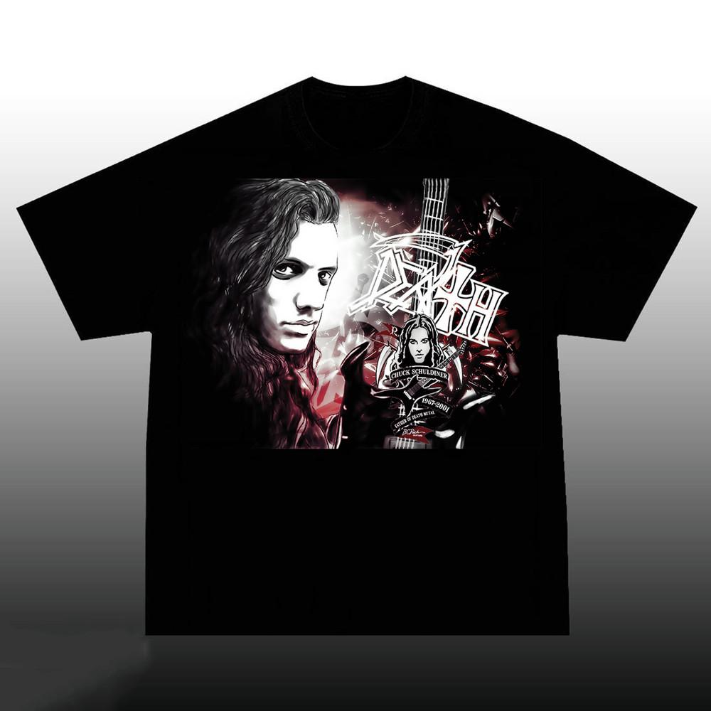 Chuck Schuldiner T-Shirt Unisex Tee For Men Women S-4XL YA271 Unisex T-Shirt XXL