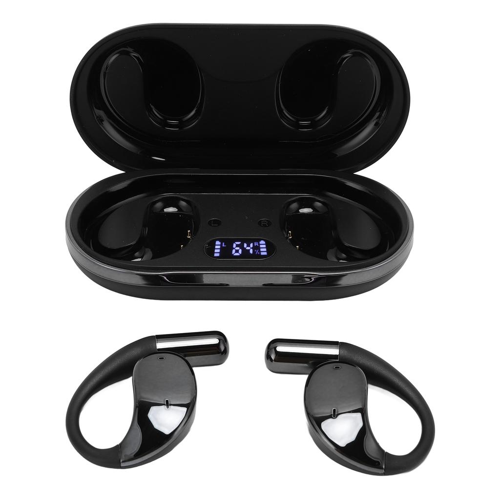 V5.4 Earphone Noise Cancelling Battery Life Comfortable Fit 8h Music Playback for Sport Running Driving Business