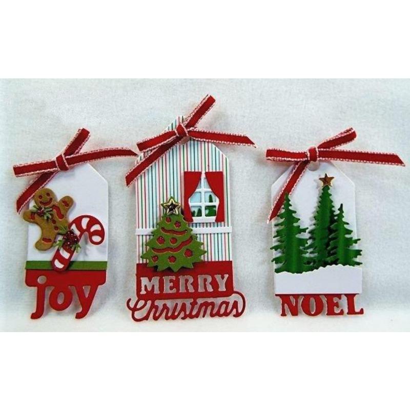 New Year Metal Cutting Dies Bell Cutting Die Snowman Cutting  Mold Christmas Tree Embossing  Crafts