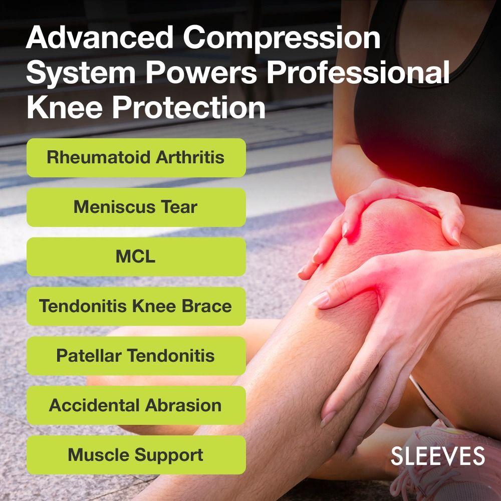 Breathable Knee Patella Protector Anti-Slip Grip Knee Brace Professional Knee Pad  Joint Support