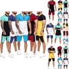 Stylish Men's Summer Tracksuit Sport Suit T-shirt And Shorts Outfit Set
