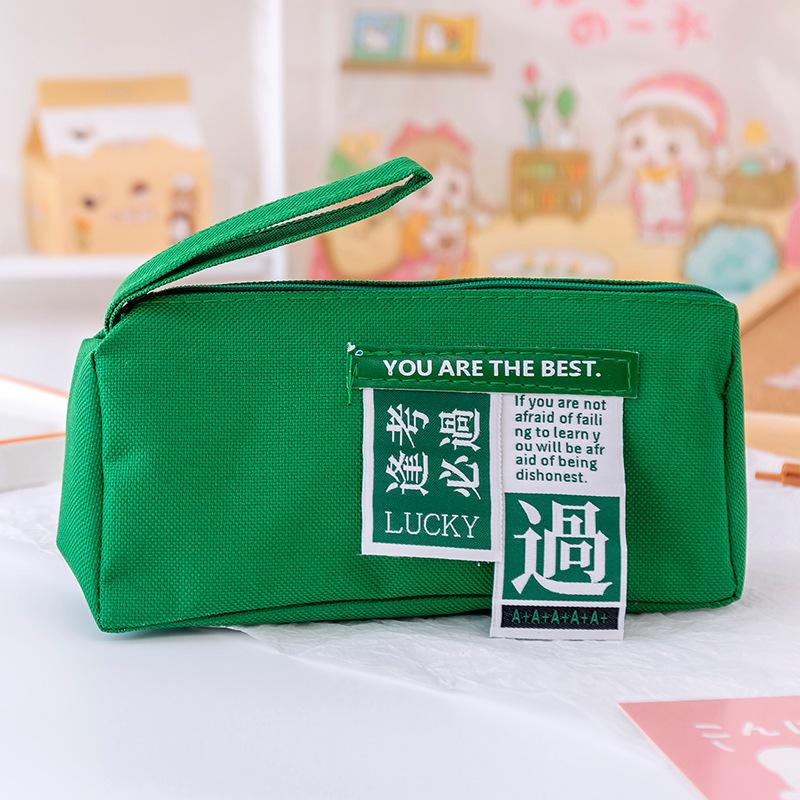 Oxfordtyg stor kapacitet pennskrin kreativ inspirerande text måste klara varje prov pennskrin handväska