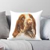 Bracco Italiano Face Square Pillowcase Polyester Linen Velvet Creative Decorative Throw Pillow Case Home Cushion Cover Wholesale