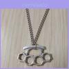 Geometric Alloy Pendant Necklace For Men Women With Cross Chain Metal Fashion Jewelry