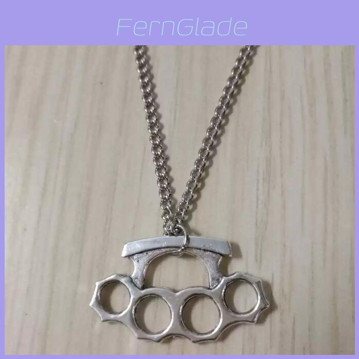Geometric Alloy Pendant Necklace For Men Women With Cross Chain Metal Fashion Jewelry