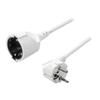 Power Cord Extension - Logilink - Cee 7/7 (schuko) - 3 M - 90-degree Connector