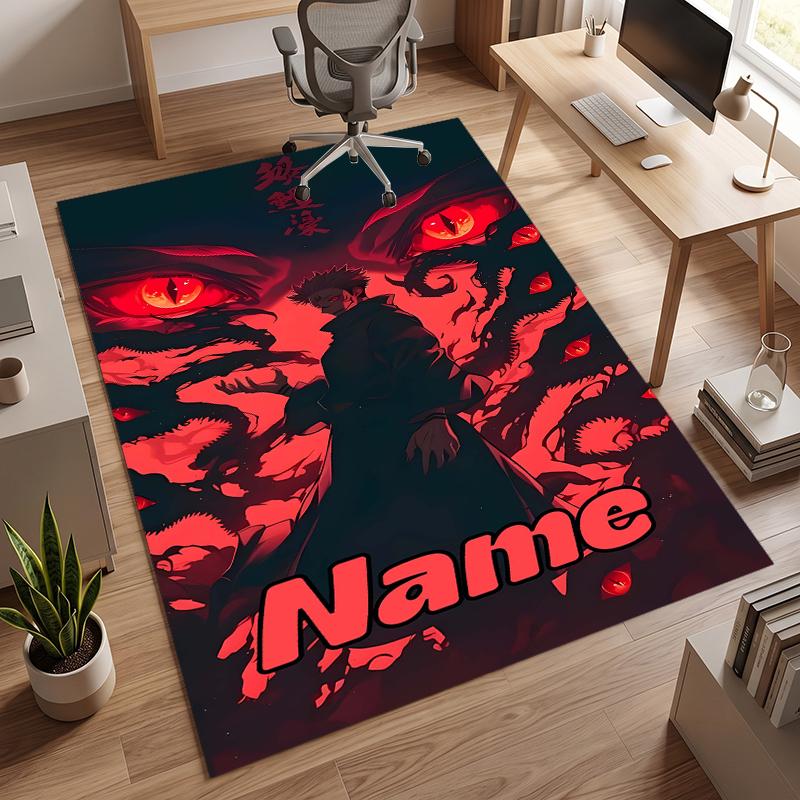 SUKUNA (5) Personalized Name Office Carpet Stylish Decor for Living Room Bedroom Kitchen
