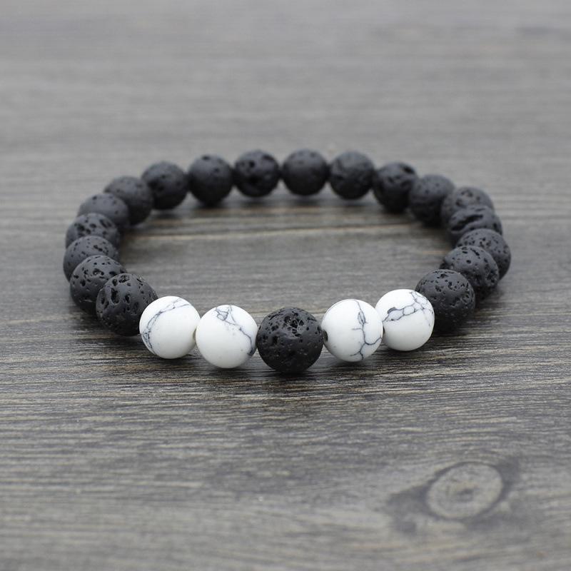 European 2021 Hot-Selling Lava Stone Yoga Bracelet