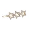 Punk Pentagram Hair Clip Vintage Crystal Star Hairpins Harajuku Fashion Headwear For Women Girl Hair Jewelry Accessories