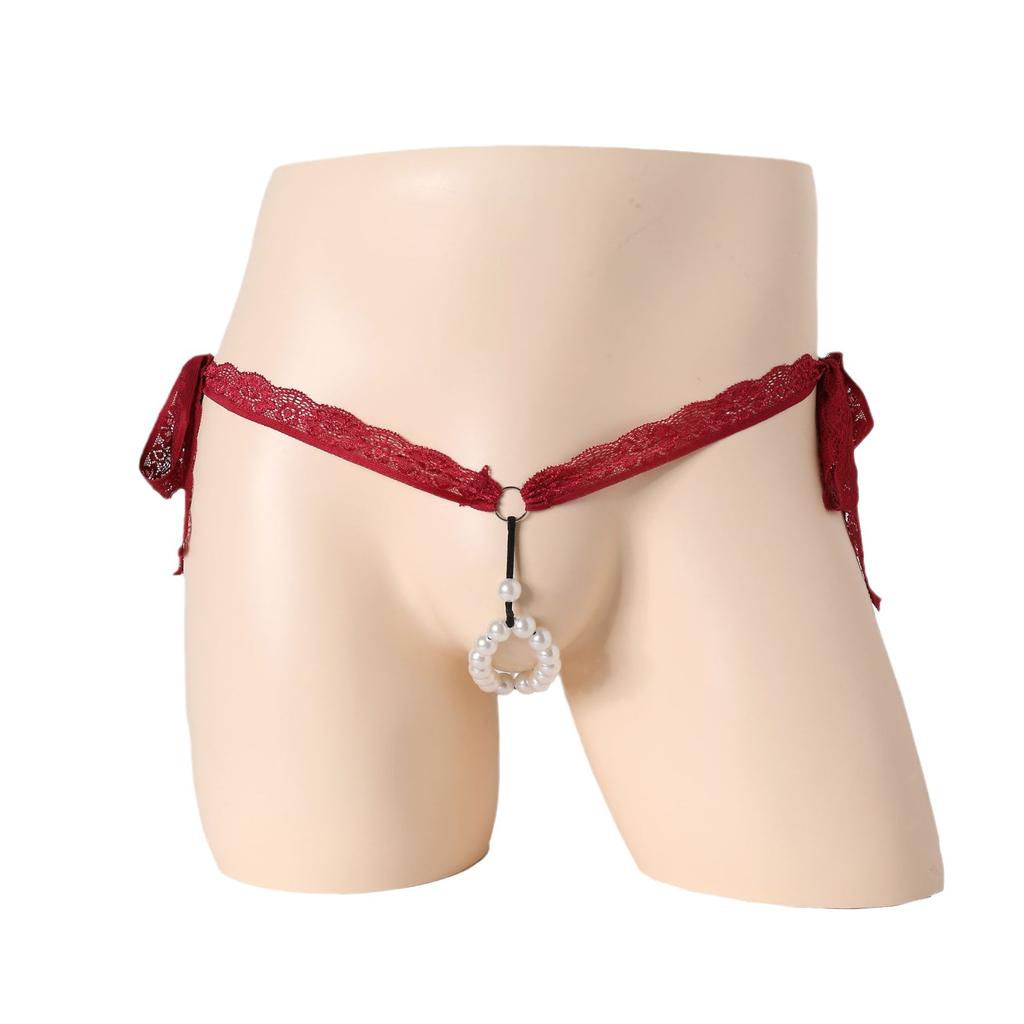 2025 New Thong Seduction Panties Lace Pearl Sexy Passion Sexy Thong