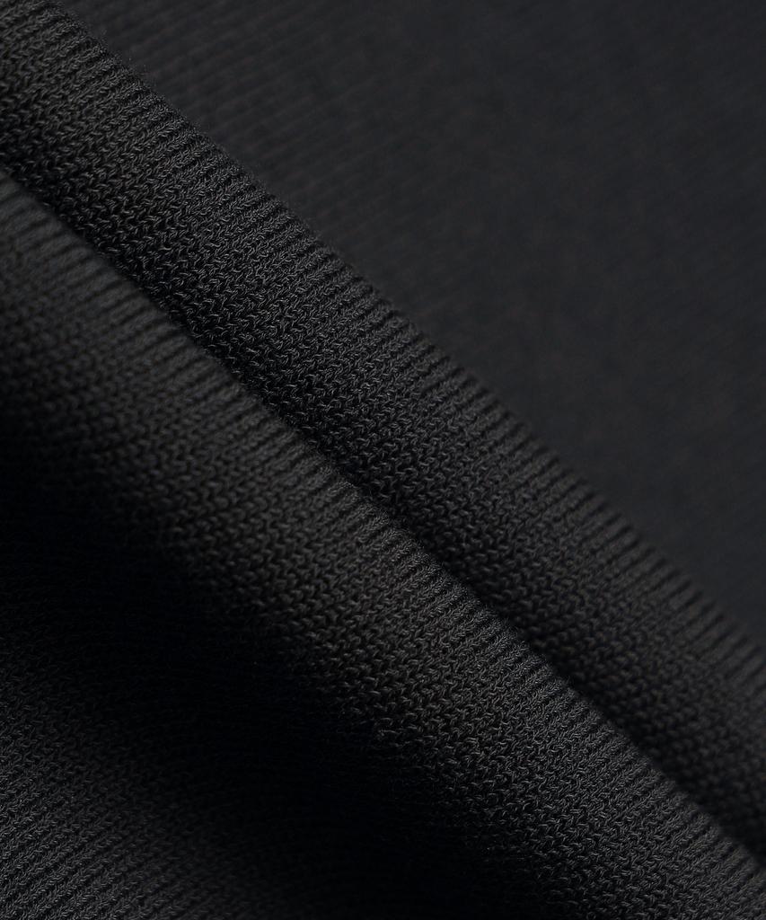 247Silijeu Lunalite 16Gg Half Knit Top Charcoal