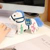 Cartoon Pony Plush Keychain – Horse Year Mascot Doll Pendant Backpack Accessory