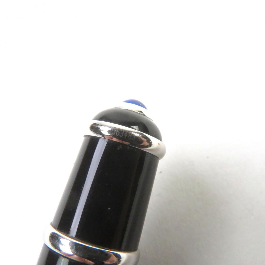 Great Cartier Ballpoint pen Diaboro de Cartier Logo engraved, blue gemstone Used