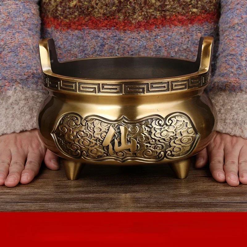 Alloy Censer Temple Offerings To Buddha Buddhist Temple Supplies Attract Wealth Ensuring Safety Pray for Auspiciousness Decor
