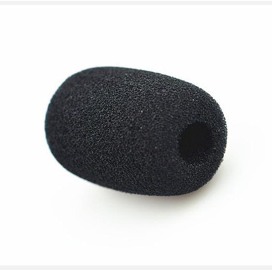 10Pcs MIC Windshield Foam Replaceable Wind-proof Soft Plosives Reduction Lapel MIC Sponge Cap for Recording