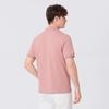 Goldlion Men's Short Sleeve Mulberry Silk Blend Polo Shirt
