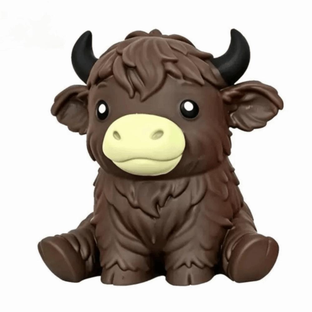 Slow Rising Highland Cow Fidget Toy Slow Rebound Highland Cow Sensory Toy  Office Use