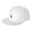 Fashion Chao Sticker Blue Guy Flat Brim Sun Hat  Unisex Brand Unisex Caps