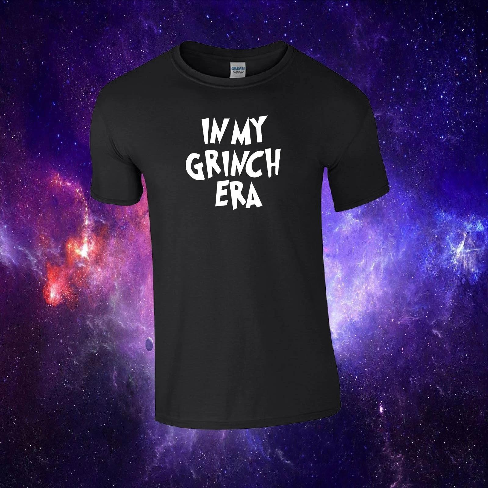 In My Grinch Era Xmas Christmas Holiday Gift Kids/Adults Top T-shirt Tee 3XL