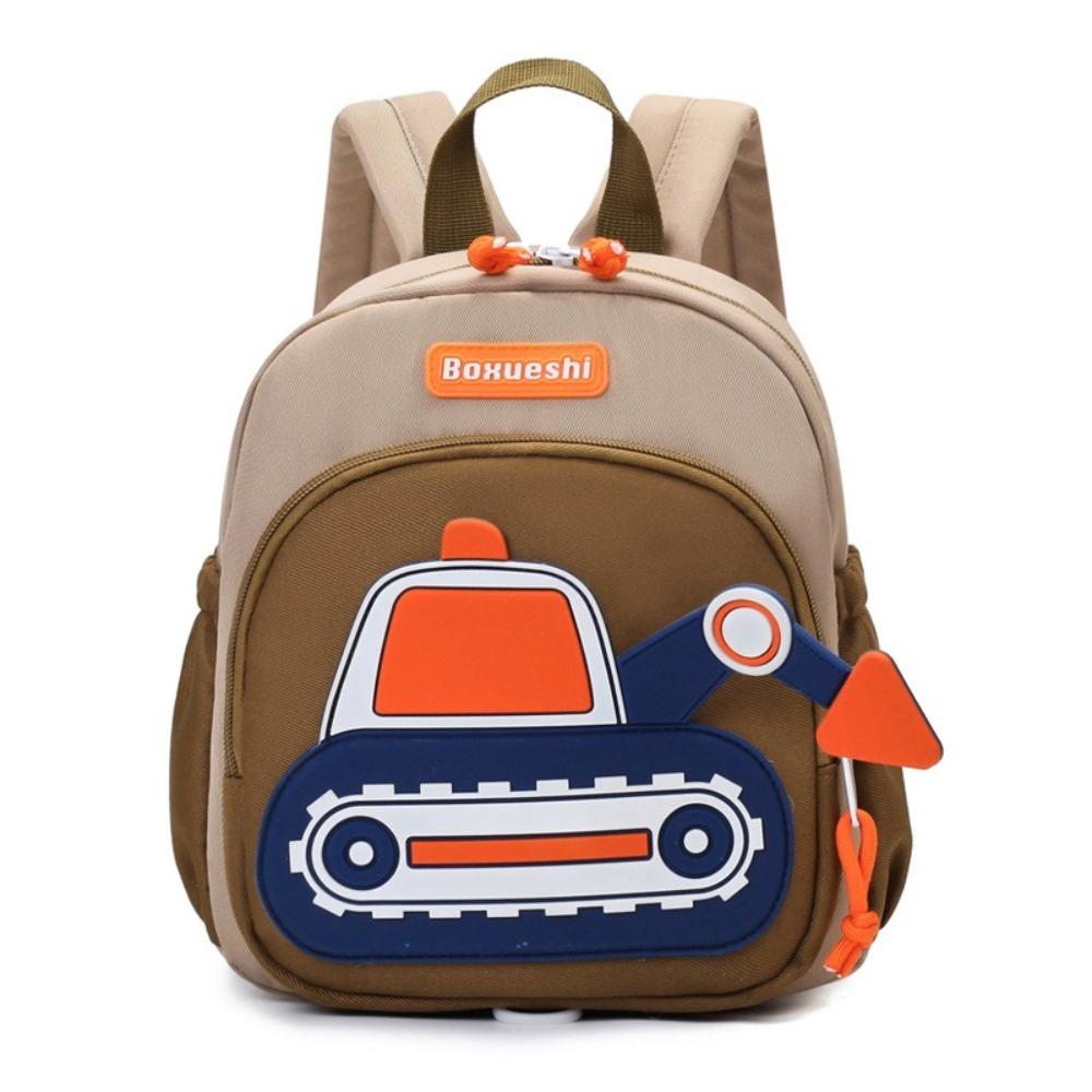 New Children Harness Toddler Leash Backpack Anti Lost Wrist Link Excavator Design Travel Rucksack Shoulders Bag