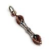 Carmelo Tibetan Vajra Dorje Vajra Pendant, Silver, for Men and Women