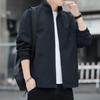 ROMON Men's Stand-Up Collar Business Casual Jacket