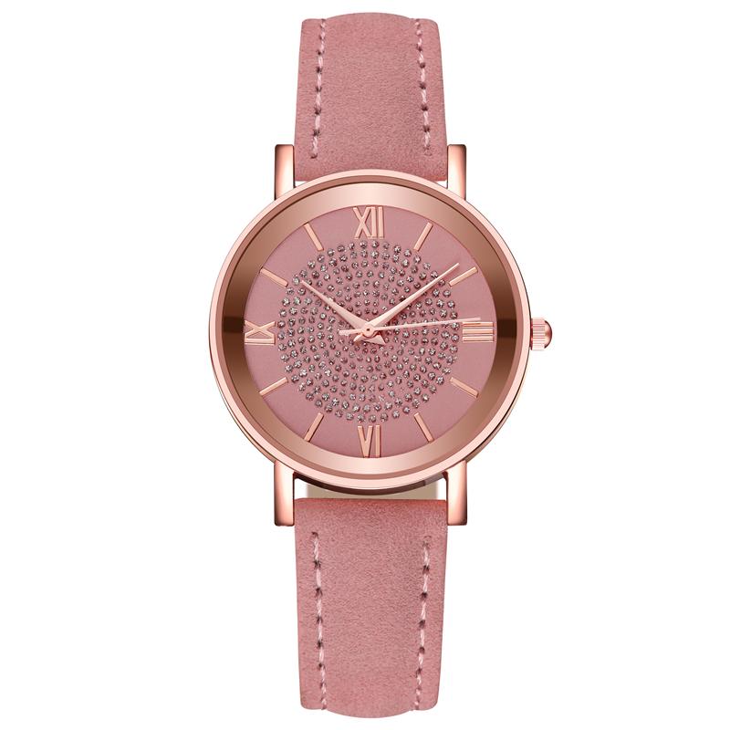 Xiaomi Fashion Arabic Dial Women's Watch Casual Leather Band Analog Quartz Watches