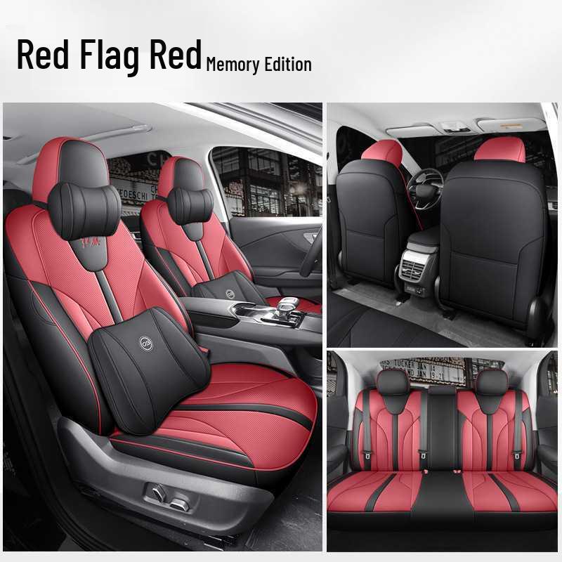 2025 Hongqi EQM5 Breathable Full Coverage Car Seat Covers, Special Fit for Model 610km PLUS.