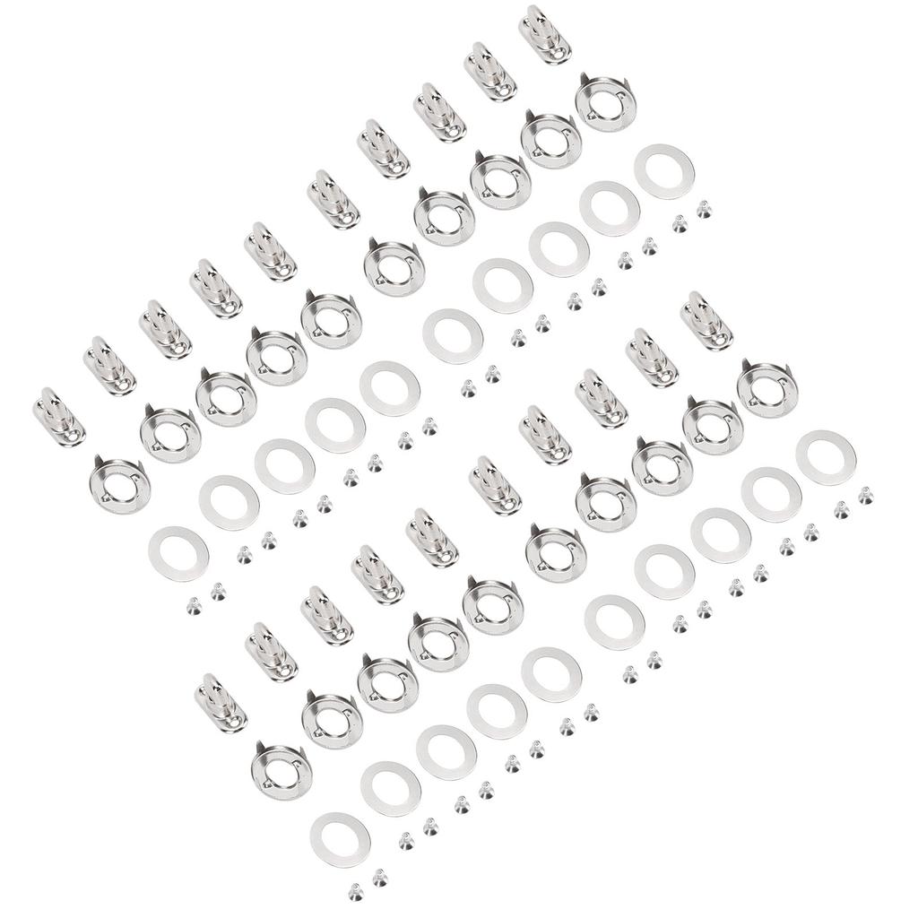 Twist Lock Fasteners Turn Button Eyelet and Stud Mounting Screws for Canvas Marine Fastener Turn Buttons