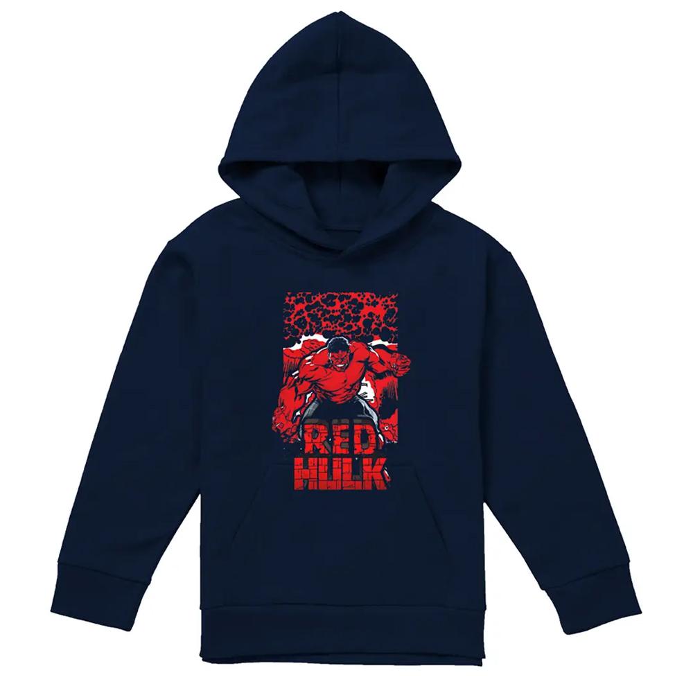 Captain America: Brave New World Childrens/Kids Red Hulk Comic Pull Over Hoodie