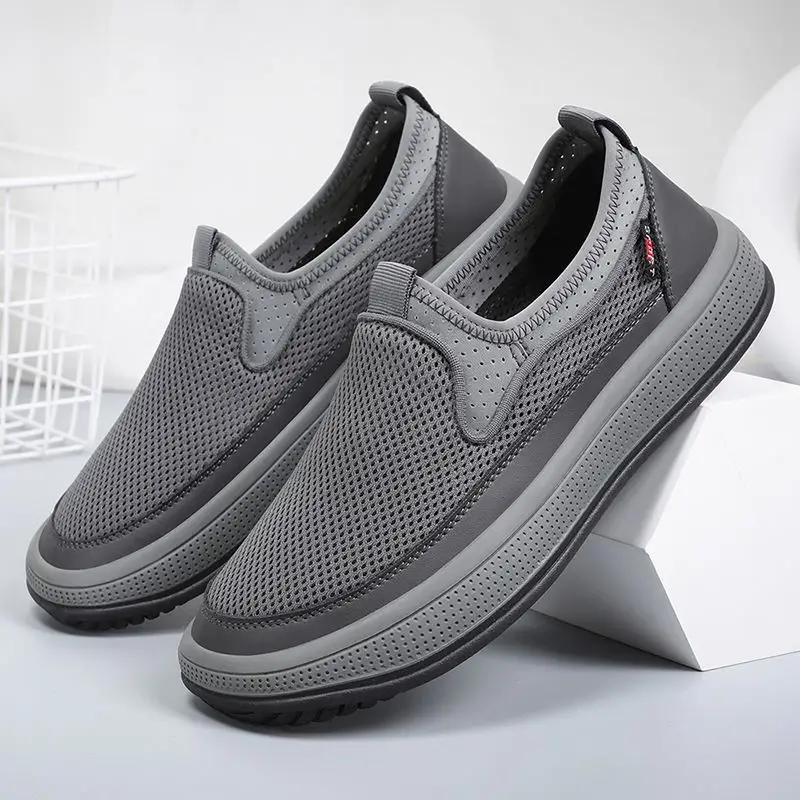 Casual Men's Tennis Canvas Loafers Breathable Male Sneakers Soft Sole Sports Shoes Skateboard Outside Luxury Brand Sneakers