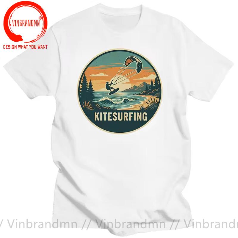 Kitesurf Kitesurfing Kitesurfer T Shirt Unisex Funny Kiteboarding Tshirt Fashion Streetwear Harajuku Tshirt Hip Hop Tops Tee Shirt