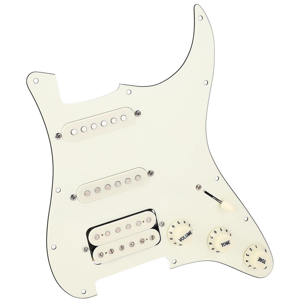 11 Hole SSH Pre Wired Guitar Loaded Pickguard Replacement Set for FD ST Electric Guitar