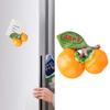 Refrigerator Magnet 3D Fruit Shape Resin Cute Decorative Multi Purpose Fridge Magnet Photo Props