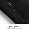Men's Winter Fleece-Lined Corduroy Jacket with Shearling Collar - Warm Casual Coat for Middle-Aged and Older Men