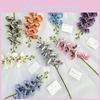 Flower Artificial Butterfly Orchid Wedding Hotel Restaurant Ornament Desktop