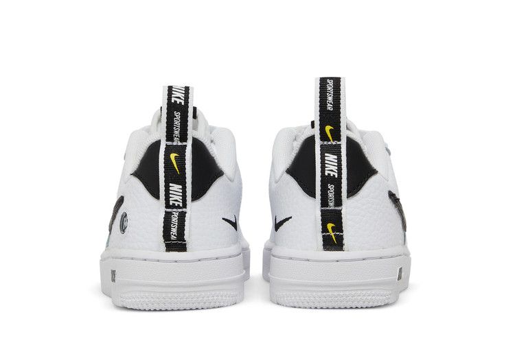 Kids' Sneakers Nike Air Force 1 Low Utility White Black (PS) White/White-Black-Tour Yellow