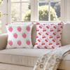 Girls For Spring Floral Ins Print Pillow Case Anti-dustmite Pillowcase Invisible Zipper Silky Short Plush Sofa Cushion Cover