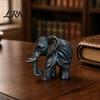 Modern Elephant Ornament 3D Printed Figurine, One-Piece Molding, Cute Simulated Figurine Model, Desktop for Home, Bookshelf Decoration Retro