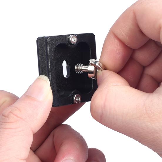 PU40 40x40mm Adjustable Quick Release Plate for Arca Swiss Type Ballhead Tripod