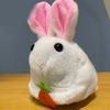 Plush Bunny Clockwork Toy Tail Shaking Rotating Cute Exquisite Fine Workmanship Plush Bunny Toy