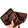 5 Grid Double Heart Shaped Silicone Non Stick Lolly Chocolate Cookie Candy Mold