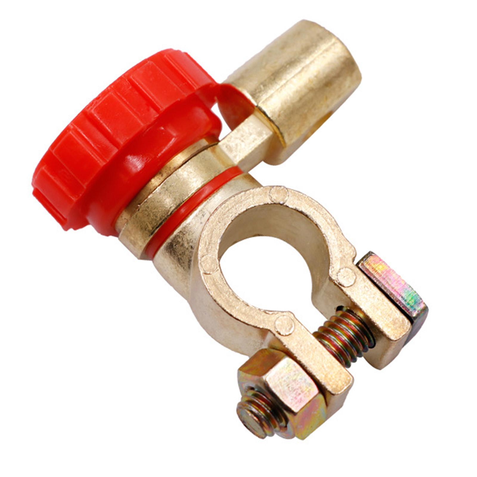 

12v Battery Quick Disconnect Switch Anti Leakage Universal Battery Terminal Link Power Cutoff