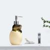 Bathroom Liquid Soap Dispensers Reusable Hand Pump Dispenser Bottle Cute Dinosaur Bottle Prevent Leakage for Cosmetics Detergent