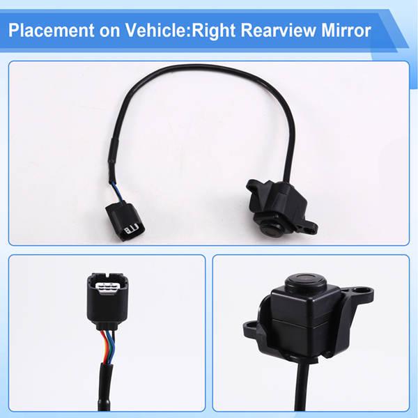 

Right Side View Mirror Camera for Honda Ridgeline RTL-T (36580T6ZA01) None