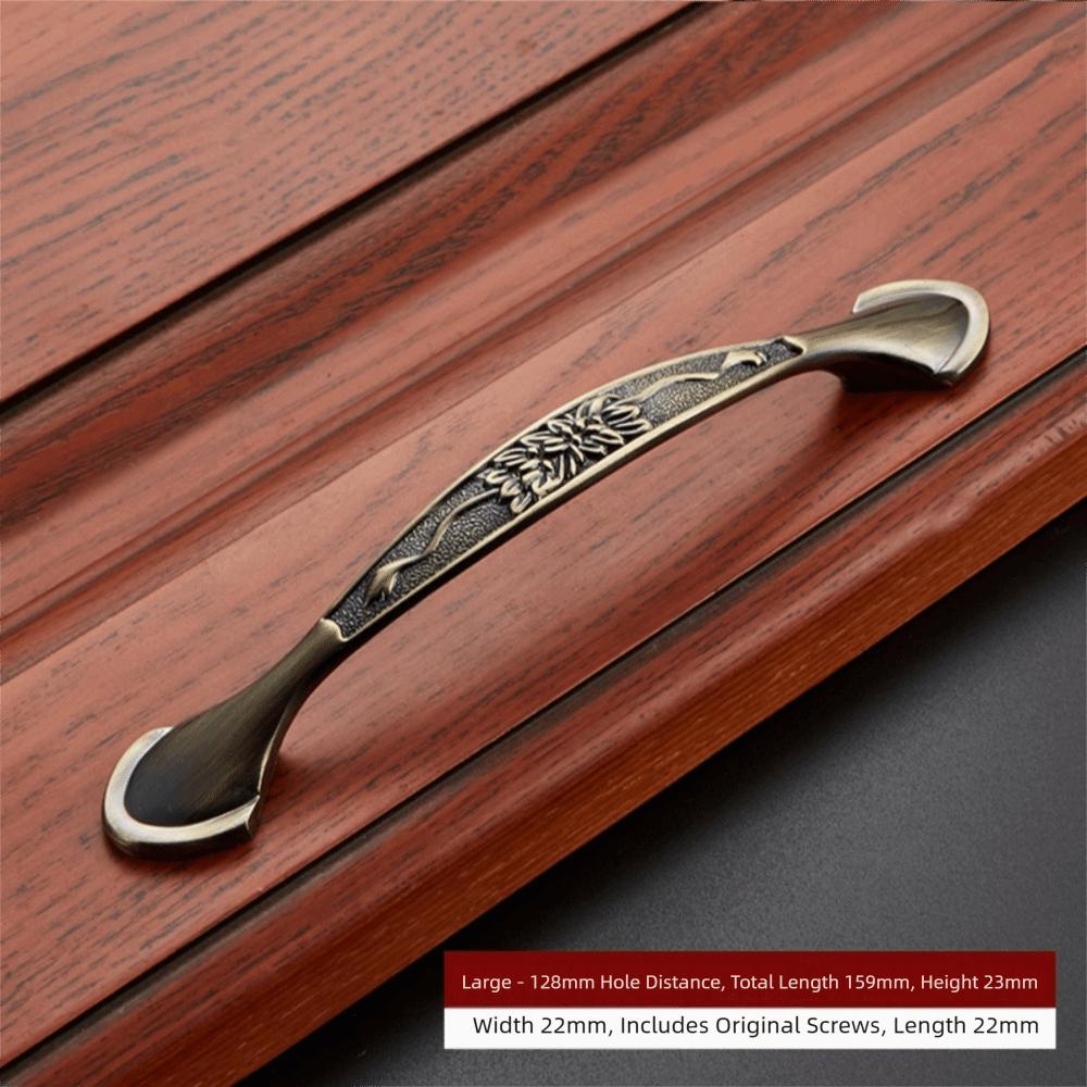 With Screw Bronze Cupboard Dresser Wardrobe Drawer Handles Furniture Hardware Door Knobs Pull handles