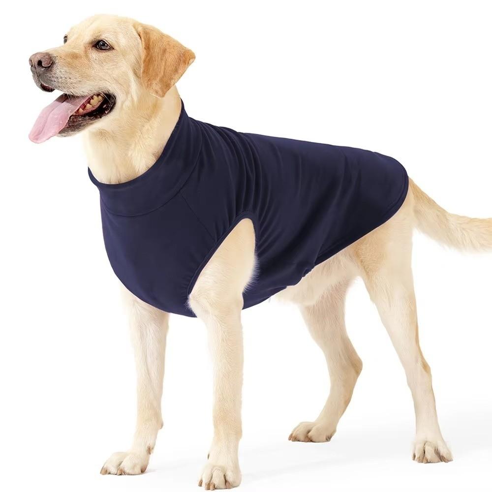 Solid Color Dog Sweater Soft Fleece Lightweight Dog Jacket Stretchy Pullover Pet Clothing Winter for Small Medium Large Dogs